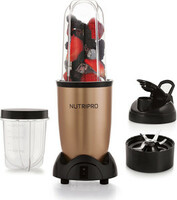 NutriPro Blender 500 W Juicer Mixer Grinder  (Nutri | 2 Jars | Gold)
