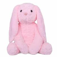 [Apply 3% Coupon] TOYTALES Candy Bunny Soft Toy for Girls/Kids | Huggable Rabbit with Long Ears | Soft Stuffed Plush Animal | - 35cm