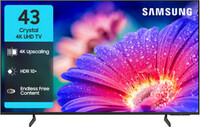 Samsung Crystal 4K Vista 108 cm (43 inch) Ultra HD (4K) LED Smart Tizen TV (2025 Edition)