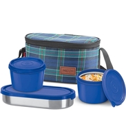MILTON Decker Lunch Box (3 Containers, 1 x 475 ml , 2 X 500 ml each) With Jacket 3 Containers Lunch Box on Flipkart