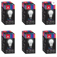 HAVELLS 9 W Round B22 LED Bulb  (White, Pack of 6)