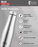Take a look at this 1000 ml Steel Bottle on Flipkart pack of 2