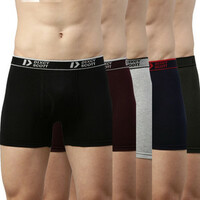 Dixcy Scott Originals Pack of 5 Solid Men Trunk