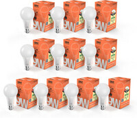 GM 9 W Basic Standard B22 LED Bulb  (White, Pack of 10)