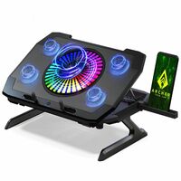 Archer Tech Lab RGB Gaming Laptop Cooling Pad | 5 Fans, Adjustable, Up to 17 At Just Rs2349