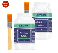 Catron Waterproof 2 Crack Seal Agent SealXpert Roof Water Leakage Solution 600g,Transparent Waterproof Glue with Brush