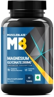 MUSCLEBLAZE Magnesium Glycinate 2000mg (440mg Elemental Magnesium) | For Men and Women on Flipkart 