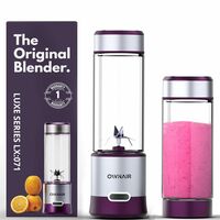 OWNAIR Portable Blenders for Smoothies and Juices – Blender Mixer Grinder – 5000mAh Rechargeable, 450ml Stainless Steel Jar