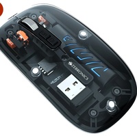 ZEBRONICS Glassy 10 Wireless Mouse, Dual Mode (2.4GHz + BT), Upto 1600 DPI, Silent Operation, 5 Buttons, Type-C Charging, Comfortable & Ergonomic, for Mac | Laptop | Computer (Black)