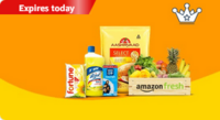 Amazon Fresh : Get ₹75 / ₹150 Cashback on Minimum Order of ₹1199 / ₹1999 (User Specific)