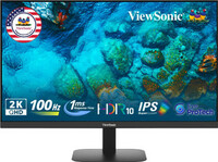 ViewSonic 68.58 cm (27 inch) Quad HD LED Backlit IPS Panel Monitor (VA2708-2K-MHD)  