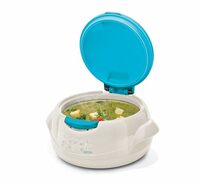 MILTON Microwow One Touch 1500 Inner Stainless Steel Casserole with One Touch Lid, Set of 1 (1340 ml), Warm Grey, BPA Free, Food Grade, Hot and Cold, Microwave & Dishwasher Safe