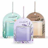 Aromahpure Gel Wink Hanging Car Perfume - Lavender, Musk, ocean | Pack of 3 | Long-Lasting Gel Based Car Air Freshener | Car Accessories | Last Up to 30 Days