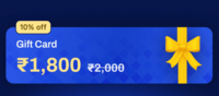 CheQ - Get Flipkart 2000 Gift Voucher at 10% Off 