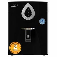 V-Guard Zenora 2X RO UV UF Mineral Water Purifier Filter For Home | 2-Year NO QUESTIONS ASKED Warranty With Proactive Service | High Water Savings Of 60+ Glasses Daily | 8 Stages | 7 L, Black