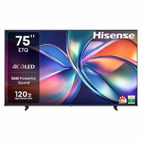 Hisense 189 cm (75 inches) E7Q Series 4K Ultra HD Smart QLED TV 75E7Q (Black)