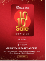 Tata Cliq 10/10 sale - 15% off using ICICI credit cards