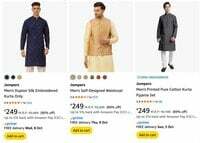 Amazon - kurta and kurta set starting at 249
Good for upcoming diwali
