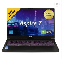 Acer Aspire 7 Intel Core i7 13th Gen 13620H - (16 GB/512 GB SSD/Windows 11 Home/6 GB Graphics/NVIDIA GeForce RTX 3050/144 Hz) A715-79G Gaming Laptop  (15.6 Inch, Flame Black, 1.99 kg)