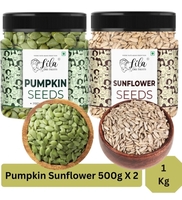 [1KG] Pumpkin & Sunflower Seeds 500gm Each