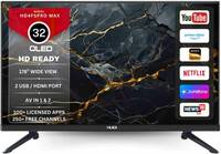 HUIDI HD4FSPRO max 80 cm (32 inch) QLED HD Ready Smart Android TV 2025 Edition  (HD4FSPRO max)