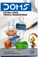 DOMS Box Of Extra Long Single Pencil Sharpeners  (Set of 20, Multicolor)