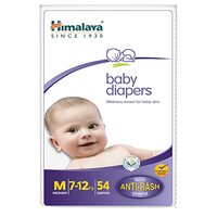 Himalaya Baby Diapers, Medium (5 - 11 kg), 54 Count