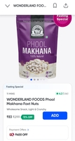 WONDERLAND FOODS Phool Makhana 100 g