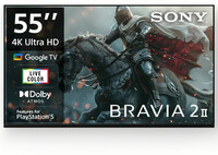 SONY BRAVIA 2 II 138.8 cm (55 inch) Ultra HD (4K) LED Smart Google TV 2025 Edition  (K-55S25EM2)