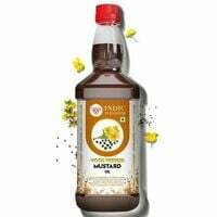 Indic Wisdom Mustard (Sarson) Wood Pressed Oil | Cold Pressed 1L (location specific) [Super Saver]