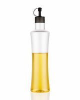 Arto Food-Grade Plastic 1 litres Oil Dispenser for Cooking, Easy Flow Oil and Vinegar Bottle, Oil Pourer, Liquid Dispenser, Transparent, Unbreakable