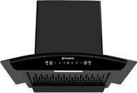 FABER HOOD SYDNEY IN HC SC FL 60 Auto Clean Curved Glass | Touch & Gesture Control | Autoclean| Powerful Suction |Filterless Technology| Low Noise Wall Mounted Black 1200 CMH Chimney