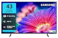 Looking for a cinematic 4K experience at home without breaking the bank?
Samsung 108 cm (43 inches) Crystal 4K Vista Ultra HD Smart LED TV UA43UE81AFULXL
