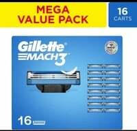 16 pc Mach3 Shaving Blades for Men with Micro Fin Skin Guard on Flipkart Min with ICICI and axis cc
