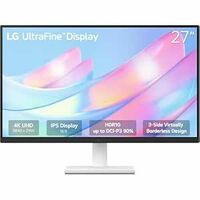 [Coupon + SBI Cards] LG Ultrafine 27US500-W, 27 inch (68.58 cm), IPS, 4K UHD 3840x2160, 60Hz, White, HDR10, 90% DCI-P3 Color gamut, Borderless Design, Reader Mode, Head Phone Out Monitor