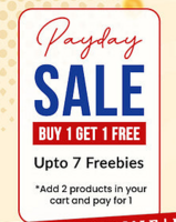 The Natural Wash Payday Sale - Buy 1 Get 1 Free + Upto 7 Freebies 
