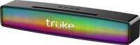 truke ThunderBar with 6hrs Playtime, Dual 52mm Driver, RGB LEDs,Portable 16 W Bluetooth Speaker  (Black, Stereo Channel)