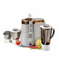 Sujata Powermatic Maxima Juicer Mixer Grinder|900 Watts, 500ml Chutney Jar| (White)