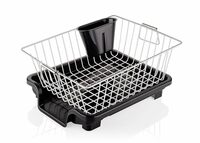 E-COSMOS Stainless Steel Dish Drying Rack & Basket Drainer – Stylish Kitchen Utensil Stand for Efficient Drying/Bartan Stand / (Stainless Steel)