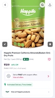 Happilo california almonds (900 grams)