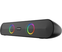 Nu Republic Partybox 165 with 10 Hrs Playtime, Dual 52mm Dynamic Driver, Mic for Receiving Calls, 16 W Bluetooth Soundbar (Black, 2.0 Channel)