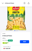 A Natural Pasta 400gm