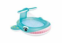 Intex Plastic Whale Spray Pool, Multi Color, Kid