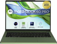 MOTOROLA Motobook 60 Pro Full Metal OLED AI PC Intel Core Ultra 5 225H - (16 GB/1 TB SSD/Windows 11 Home) Motobook 60 14IAH101 Thin and Light Laptop  (14 inch, PANTONE Bronze Green, 1.39 Kg, With MS Office)