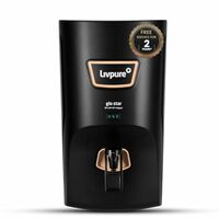 Livpure Glo Star Copper Water Purifier - 7L Storage Capacity | Black