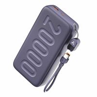 Ambrane 20000mAh Powerbank with in-Build Type C Cable, 22.5W  @1099