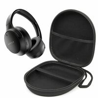 Sounce Portable Carrying Case Cover for Boult Newly Launched Q Over-Ear Bluetooth Headphones | Hard EVA Travel Storage Case with Shockproof, Waterproof, andPremium Protective Cover – Black