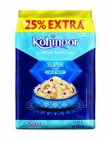Kohinoor Super Value Basmati Rice, 1kg + 25% Extra (Amazon Fresh - Chennai 600001)