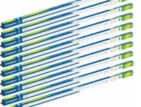 Crompton Laser Ray Smile 20W LED Batten |4 feet Slim Batten for Living Room & Bedroom | Energy Efficient Tubelight for Home | BIS Approved | Cool Day Light (6500K) (Pack of 10)