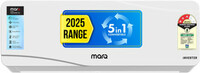 MarQ by Flipkart 2025 1 Ton 3 Star Split Inverter 5-in-1 Convertible with Turbo Cool Technology AC  - White